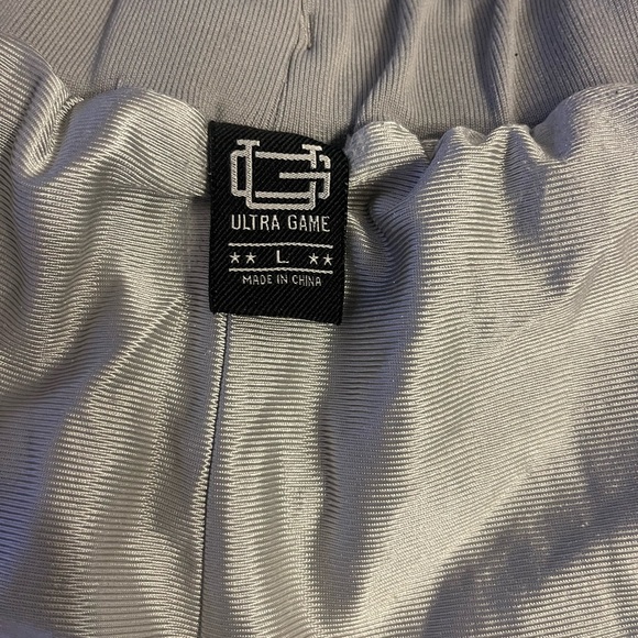 Men's Gray Sports Team Logo Shorts - Picture 4 of 4